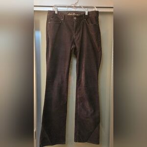 Eddie Bauer Dark Brown Corduroy Pants